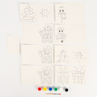 Новогодний подарочный набор для создания ёлочных украшений «Новый год!», 18 игрушек - фото 8047835