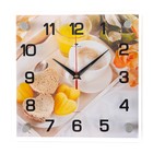 Часы настенные, серия: Кухня, "Утренний кофе" 25х25 см - фото 3146452