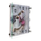 Часы настенные, интерьерные: Кухня, "Кофе и сладости" 25х35 см - фото 23260436