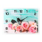 Часы настенные, интерьерные: Цветы, "Букет роз", 25 х 35 см - фото 7877925