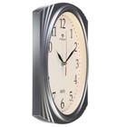Часы настенные, интерьерные "Классика" 28 х 31.5 см, бесшумные, корпус серебро - Фото 2