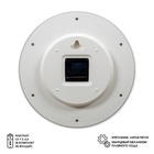 Часы настенные, интерьерные, бесшумные, d-28.5 см, корпус белый с серебром - Фото 2