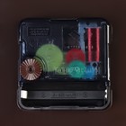 Часы настенные, интерьерные, d-30 см, бесшумные, корпус коричневый с серебром - фото 23435701