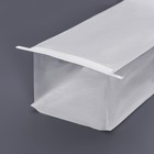 Пакет бумажный, с окном, прямоугольное дно, белый, 16 х 13 х 26 см - Фото 8
