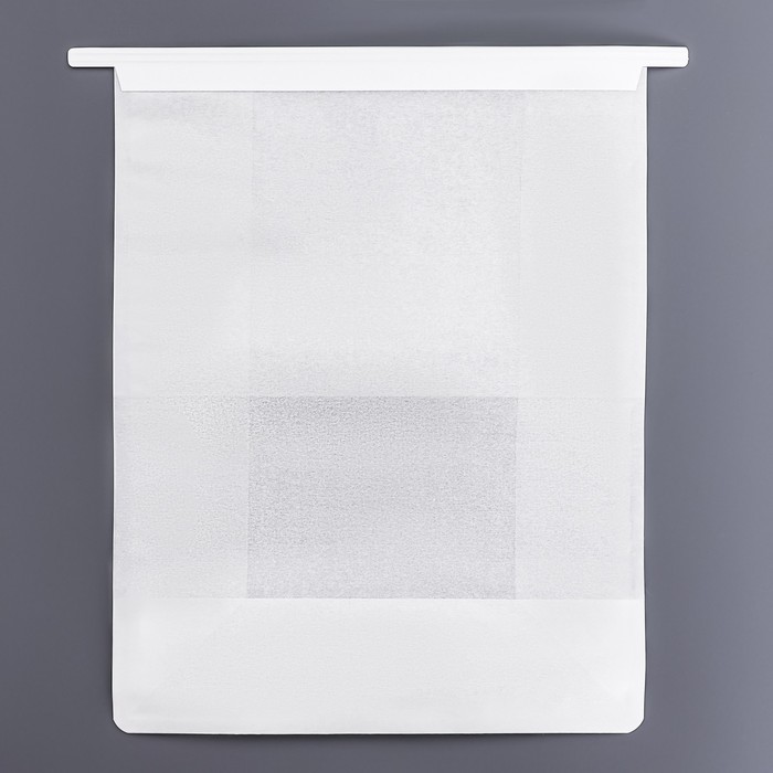 Пакет бумажный, с окном, прямоугольное дно, белый, 22 х 11 х 28 см