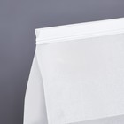 Пакет бумажный, с окном, прямоугольное дно, белый, 22 х 11 х 28 см - Фото 8