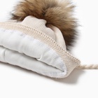 Шапка детская MINAKU с утеплителем, р-р 48-50, цвет молочный 9942911
