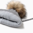 Шапка детская MINAKU с утеплителем, р-р 46-48, цвет серый - фото 23349634