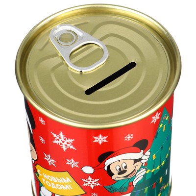 Копилка на Новый год, 9.5×9.5×7.5 см, Микки Маус