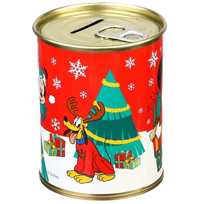 Копилка на Новый год, 9.5×9.5×7.5 см, Микки Маус