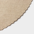 Салфетки сервировочные на стол Доляна Coffee, 4 шт., d=37 см, бежевые - Фото 2