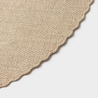 Салфетки сервировочные на стол Доляна Coffee, 4 шт., d=37 см, бежевые - Фото 4