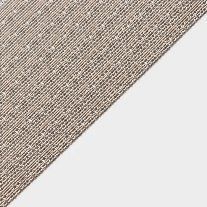 Набор салфеток сервировочных Доляна «Сияние», 4 шт, 45×30 см, цвет бежевый