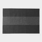 Салфетки сервировочные на стол Доляна «Сияние», 4 шт., 45×30 см, чёрные - Фото 5