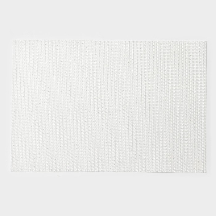 Набор салфеток сервировочных Доляна Star, 4 шт, 45×30 см, цвет белый