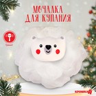 Мочалка для тела детская «Медвежонок», цвет белый, подарочная упаковка, Крошка Я - фото 320727410