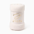 Плед «Этель», 180×200 см, корал-флис 220 г/м², молочный - Фото 10