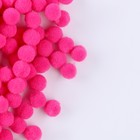 Помпоны для рукоделия «Бомбошки для творчества», набор 5000 шт., размер 1 шт. — 1 см, цвет розовый - Фото 3