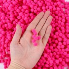 Помпоны для рукоделия «Бомбошки для творчества», набор 5000 шт., размер 1 шт. — 1 см, цвет розовый - Фото 4