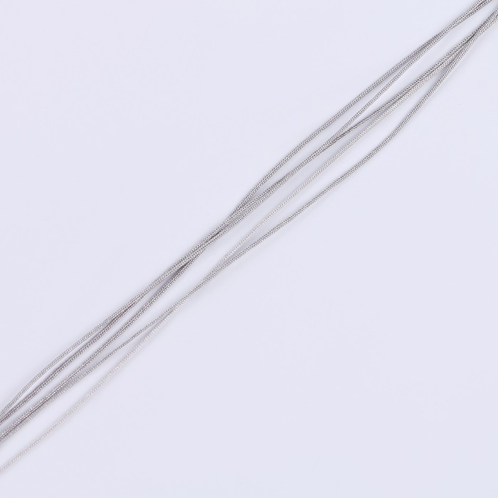 Набор для создания браслета из бисера «Азбука Морзе», цвет серебряный - фото 1909398653