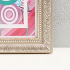 Фоторамка пластик 30х45 см, (стекло), золотистый - фото 24581130