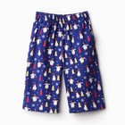 Комплект домашний мужской (футболка/шорты), цвет красный/синий, размер 54 - Фото 4