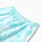 Комплект домашний женский (футболка/шорты), цвет бирюзовый мрамор, размер 46 - Фото 10
