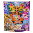 Шарнирная кукла Winx Club Bling the Wings «Флора», с крыльями и глиттером, 24 см - фото 294075205