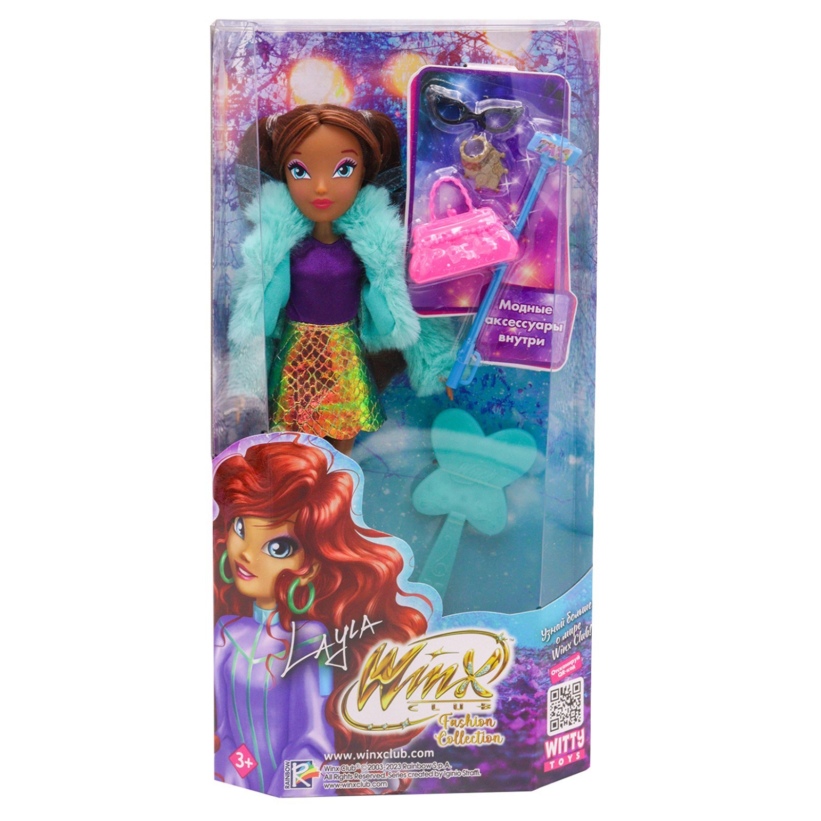 Шарнирная кукла Winx Club Fashion «Лейла», с крыльями и аксессуарами, 24 см  (10208066) - Купить по цене от 2 130.00 руб. | Интернет магазин SIMA-LAND.RU