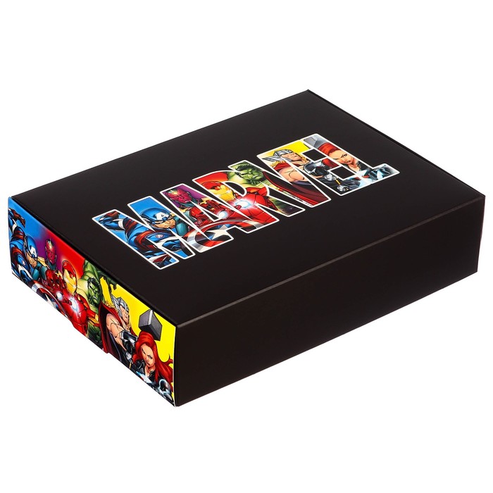 Подарочная коробка, складная, 21х15х5 см, Мстители