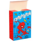 Подарочная коробка, складная "Супергерою" 16х23х7.5 см, Человек-паук - Фото 2