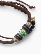 Браслет кожа «Хиппи» бусина, коричневый, d=6 см - Фото 2