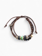 Браслет кожа «Хиппи» бусина, коричневый, d=6 см - Фото 1