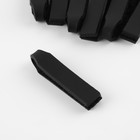Пуллер для молнии, на липучке, 4 × 0,5 см, 10 шт, цвет чёрный - фото 7879168