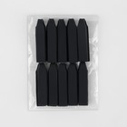 Пуллер для молнии, на липучке, 4 × 0,5 см, 10 шт, цвет чёрный - фото 7879172