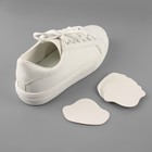 Набор заплаток для ремонта подпяточников обуви, из кожзама, клеевые, 6 шт., белый - Фото 6