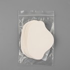 Набор заплаток для ремонта подпяточников обуви, из кожзама, клеевые, 6 шт., белый - Фото 9