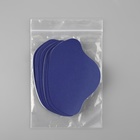 Набор заплаток для ремонта подпяточников обуви, из кожзама, клеевые, 6 шт., синий - Фото 9