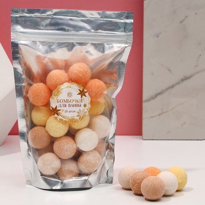 Набор бомбочки для ванны ЧИСТОЕ СЧАСТЬЕ «С Новым Годом!», 25х10 г