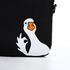 Сумка молодёжная на молнии, чёрная - фото 23275812