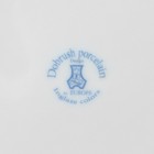 Тарелка новогодняя Добрушский завод «Зимний лес», d=17.5 см, фарфор, синяя - Фото 5