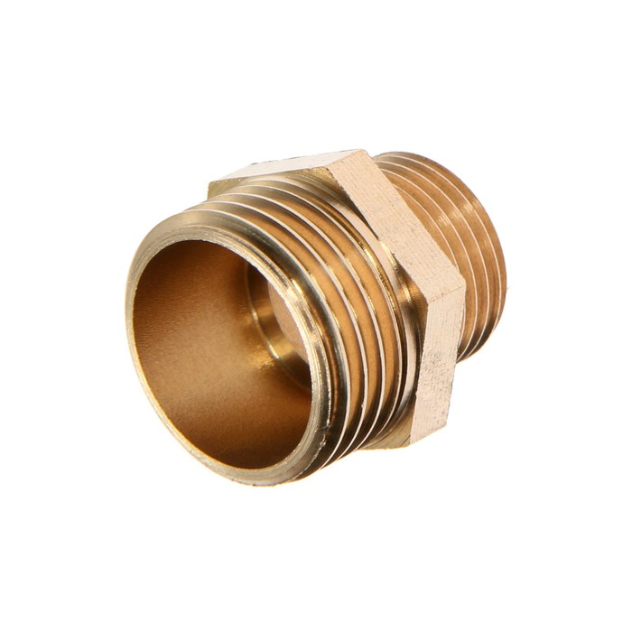 

Ниппель переходной ZEIN, 1/2" х 3/8", наружная резьба, латунь, фасовка 100 шт.