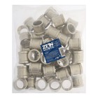 Муфта ZEIN, 3/4", внутренняя резьба, никелированная латунь 7294429
