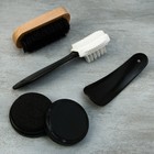 Подарочный набор дорожный для обуви «Сильному и надежному»: щётка 2 шт, губка, лопатка - Фото 2