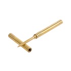 Нож для китайского чая Пуэр ДЖЕКИЧАЙ, 14.8 см, латунь, золотистый - Фото 1