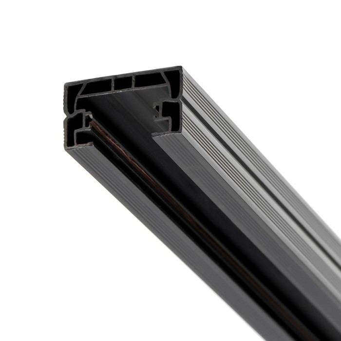 Шинопровод накладной трековый SIMPLE черный 100х3,5х15 см - Фото 1