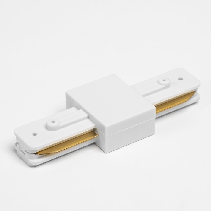 Соединитель для шинопровода Simple I образный белый - Фото 1