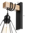 Бра "Аскар" Е27 40Вт черный - фото 23337884