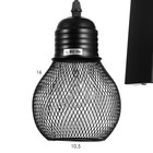 Бра "Асим" Е27 40Вт черный - фото 23337891