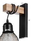 Бра "Асим" Е27 40Вт черный - фото 23337894